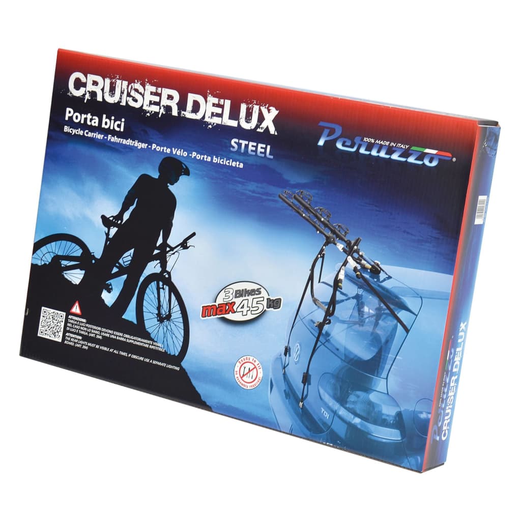 Peruzzo Portabicicletas CruiserDelux para 3 bicicletas aluminio