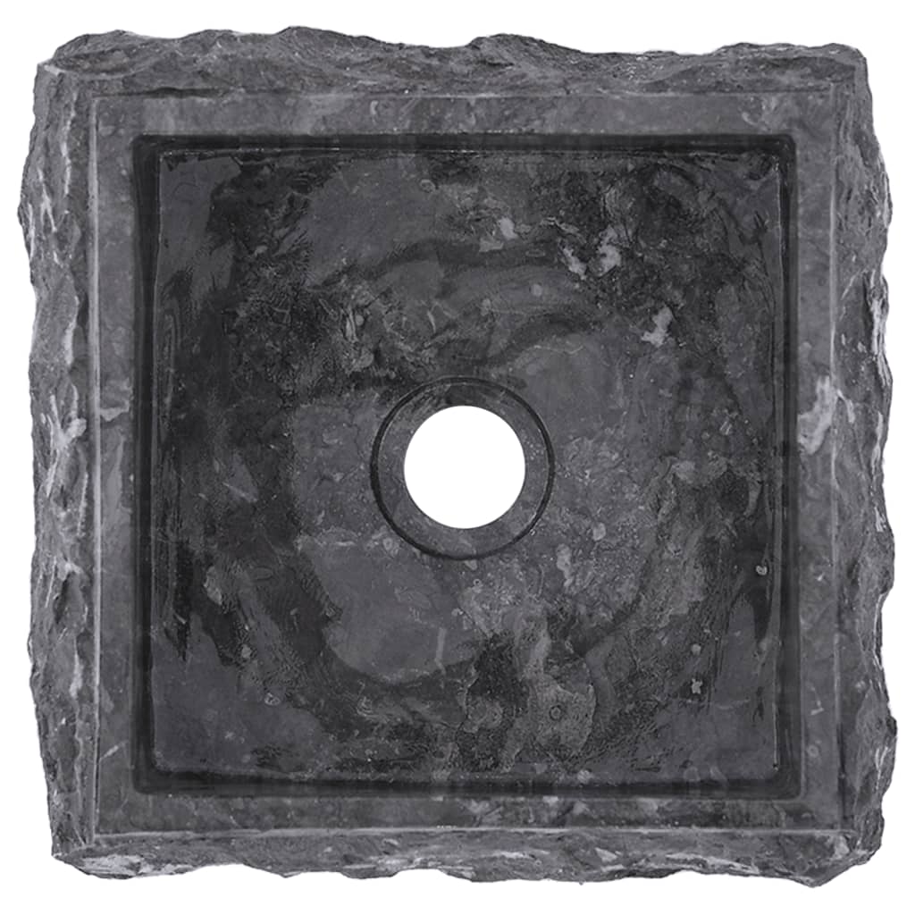 vidaXL Lavabo gris mármol 30x30x13 cm
