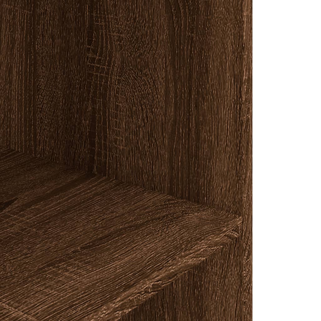 vidaXL Soporte para acuario madera ingeniería roble marrón 60x30x60 cm