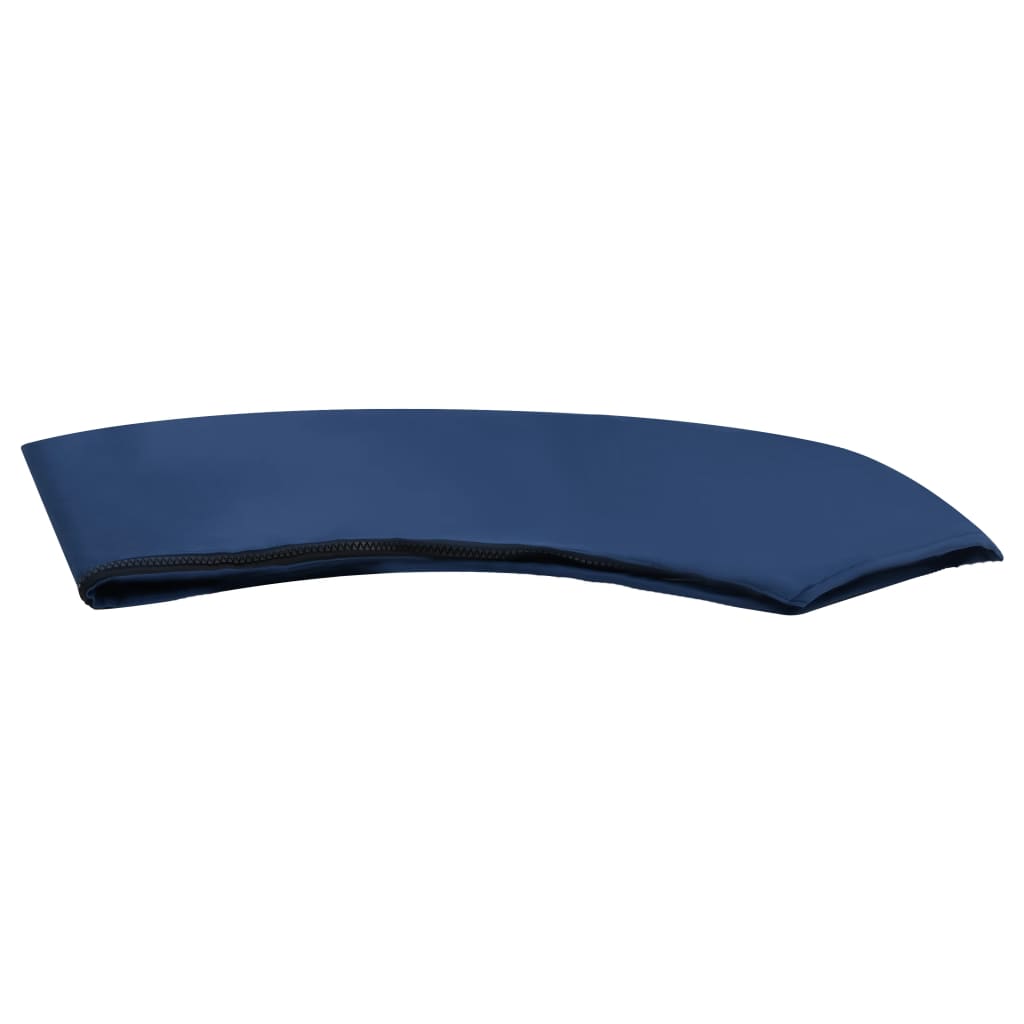 vidaXL Toldo Bimini de 2 arcos azul marino 150x120x110 cm
