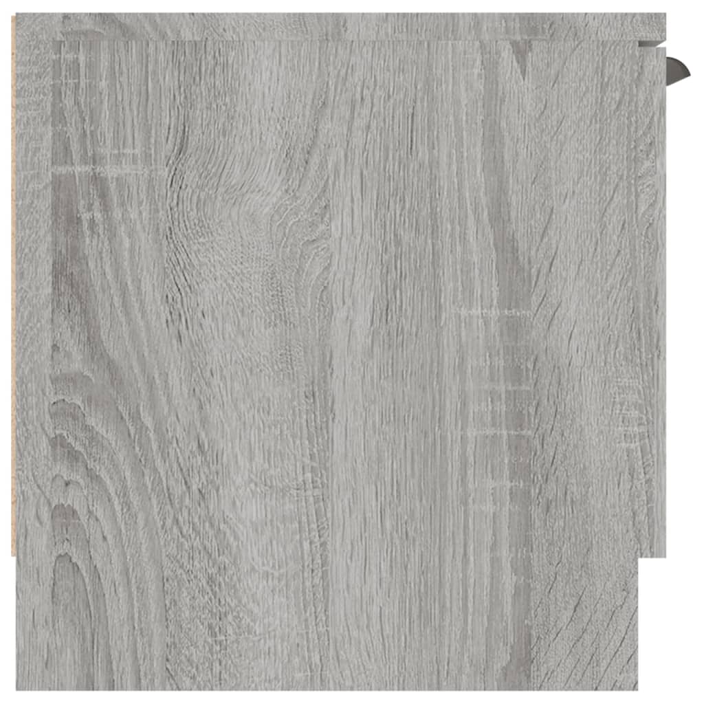 vidaXL Mueble de TV madera contrachapada gris Sonoma 102x35x36,5 cm