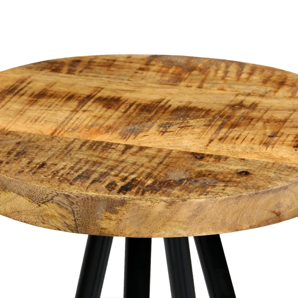vidaXL Set de muebles de bar 5 pzas madera maciza mango 120x60x107 cm