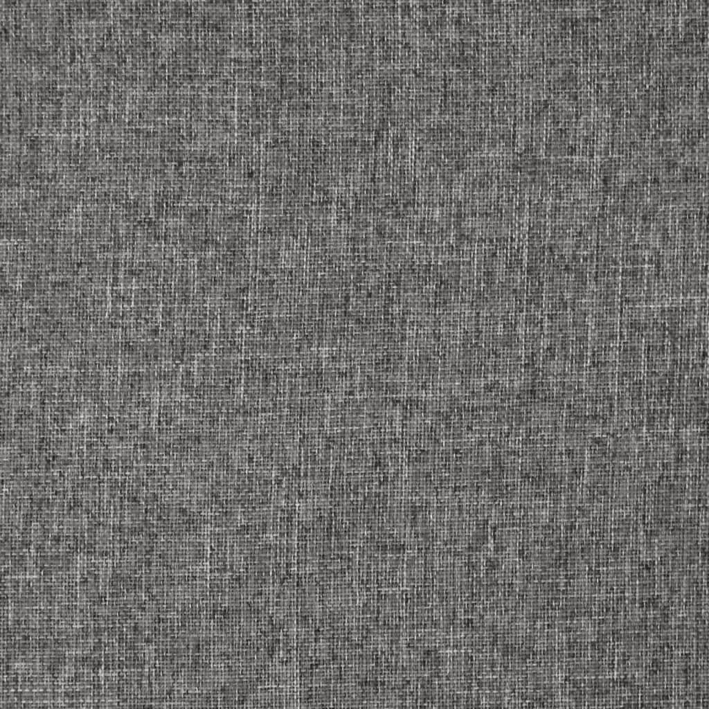 vidaXL Silla de suelo giratoria de tela gris claro