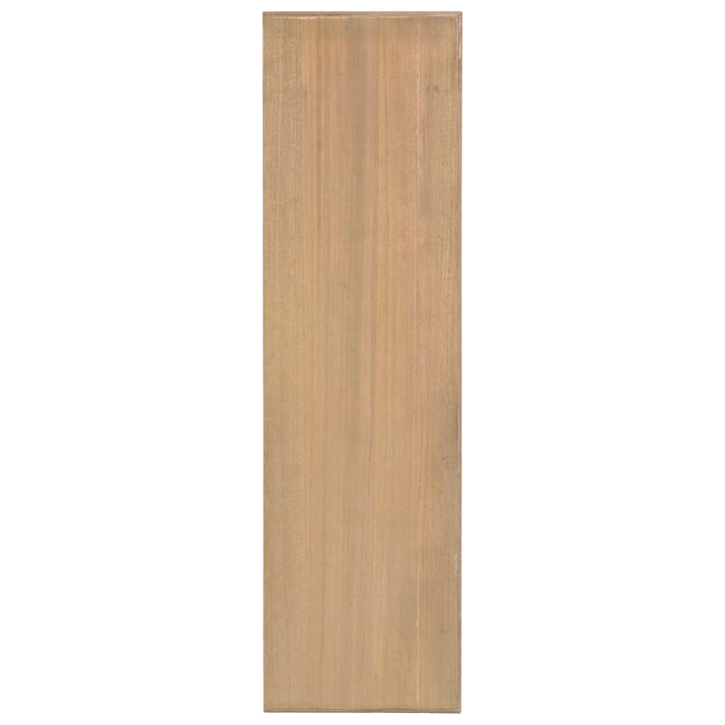 vidaXL Mesa consola con 2 cajones de madera maciza de pino 120x35x76cm