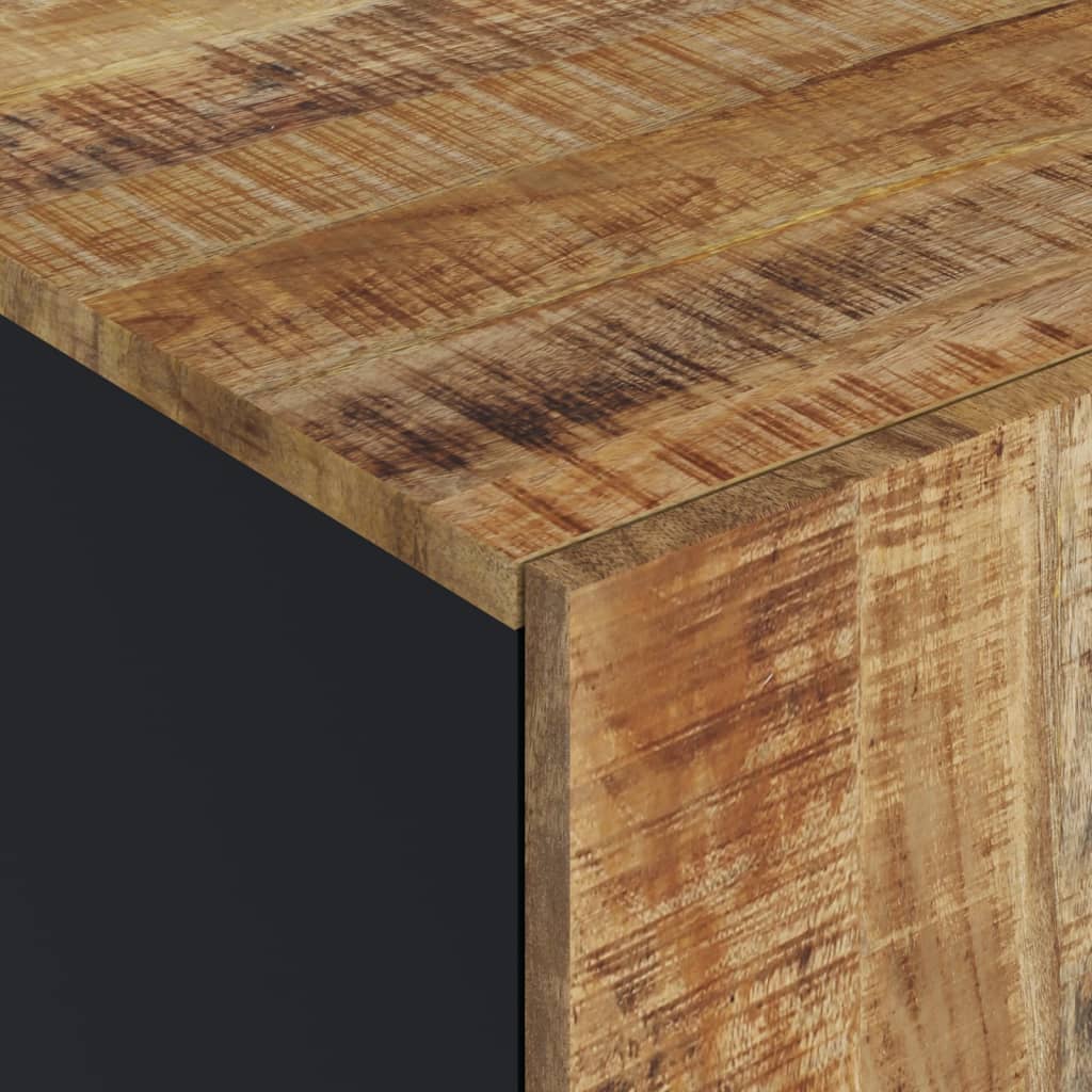vidaXL Mesa de centro madera maciza mango y contrachapada 100x54x40 cm