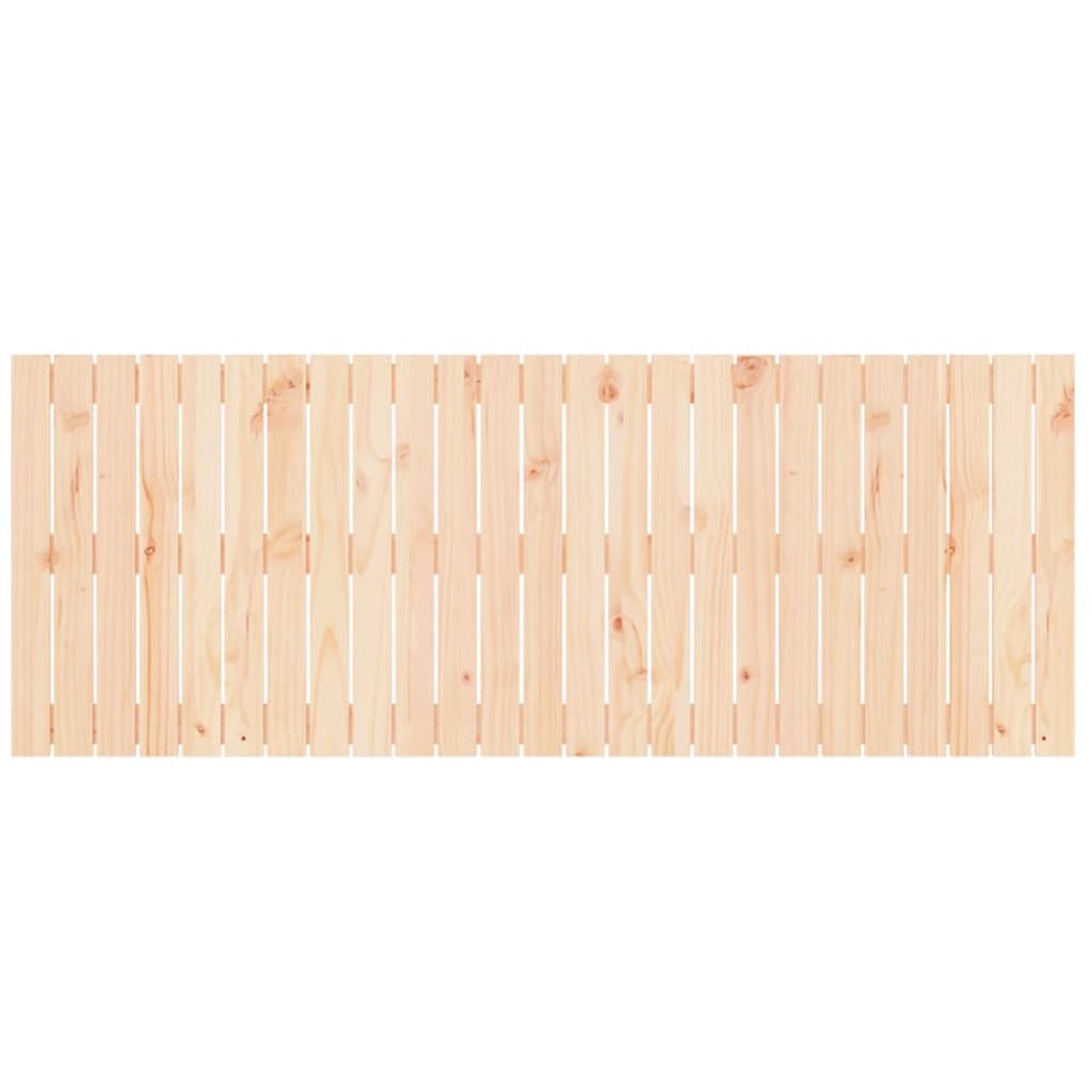 vidaXL Cabecero de cama de pared madera maciza de pino 159,5x3x60 cm