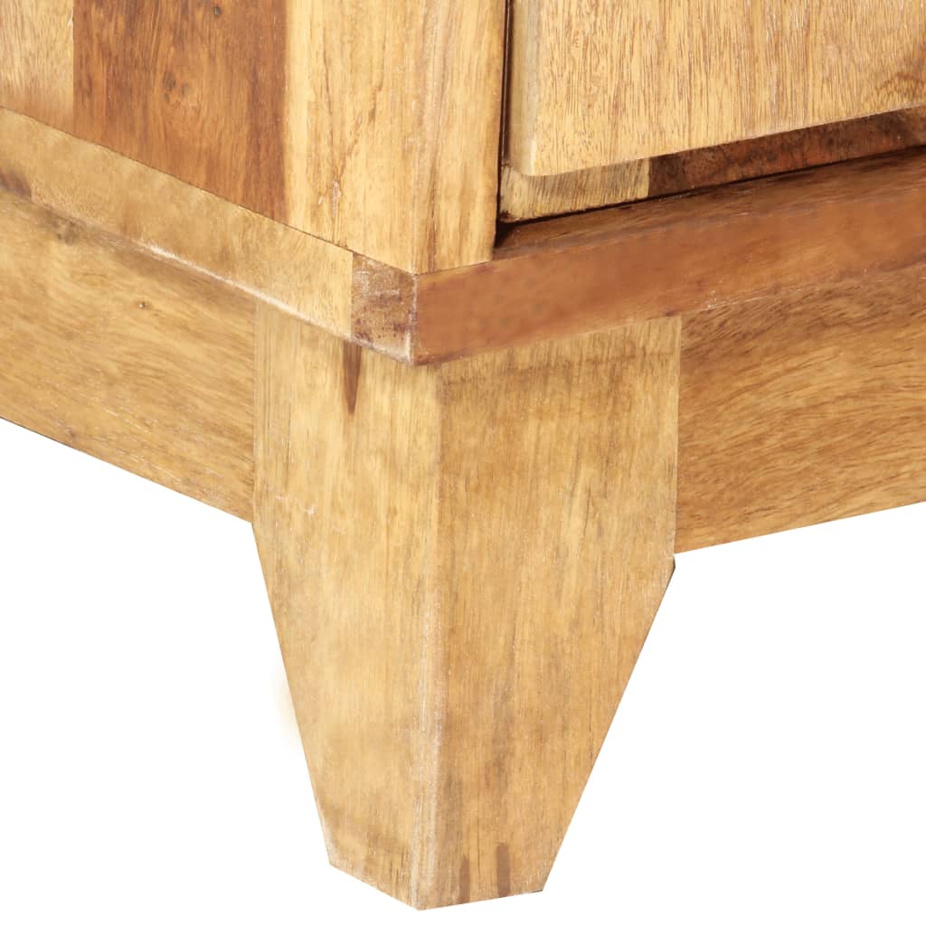 vidaXL Mesita de noche de madera maciza de sheesham 40x30x50 cm