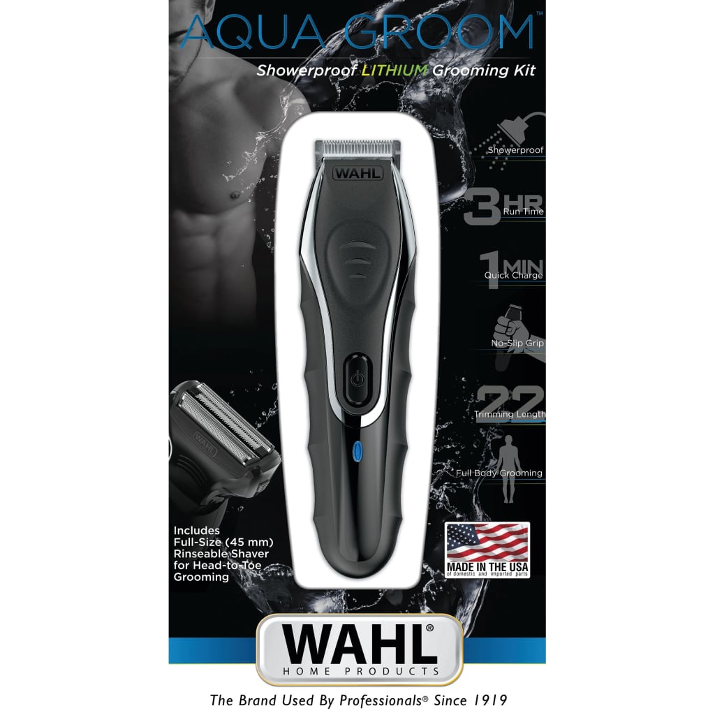 Wahl Kit de peluquería múltiple de 19 piezas Aqua Groom 6W