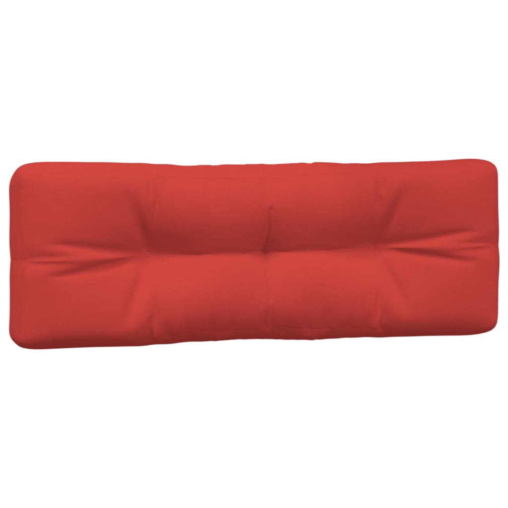 vidaXL Cojines para sofá de palets 5 unidades tela rojo