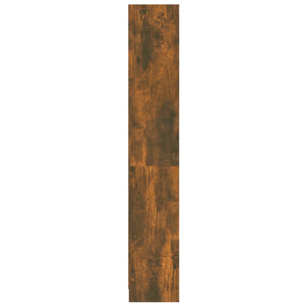 vidaXL Estantería 4 niveles madera color roble ahumado 60x24x142 cm
