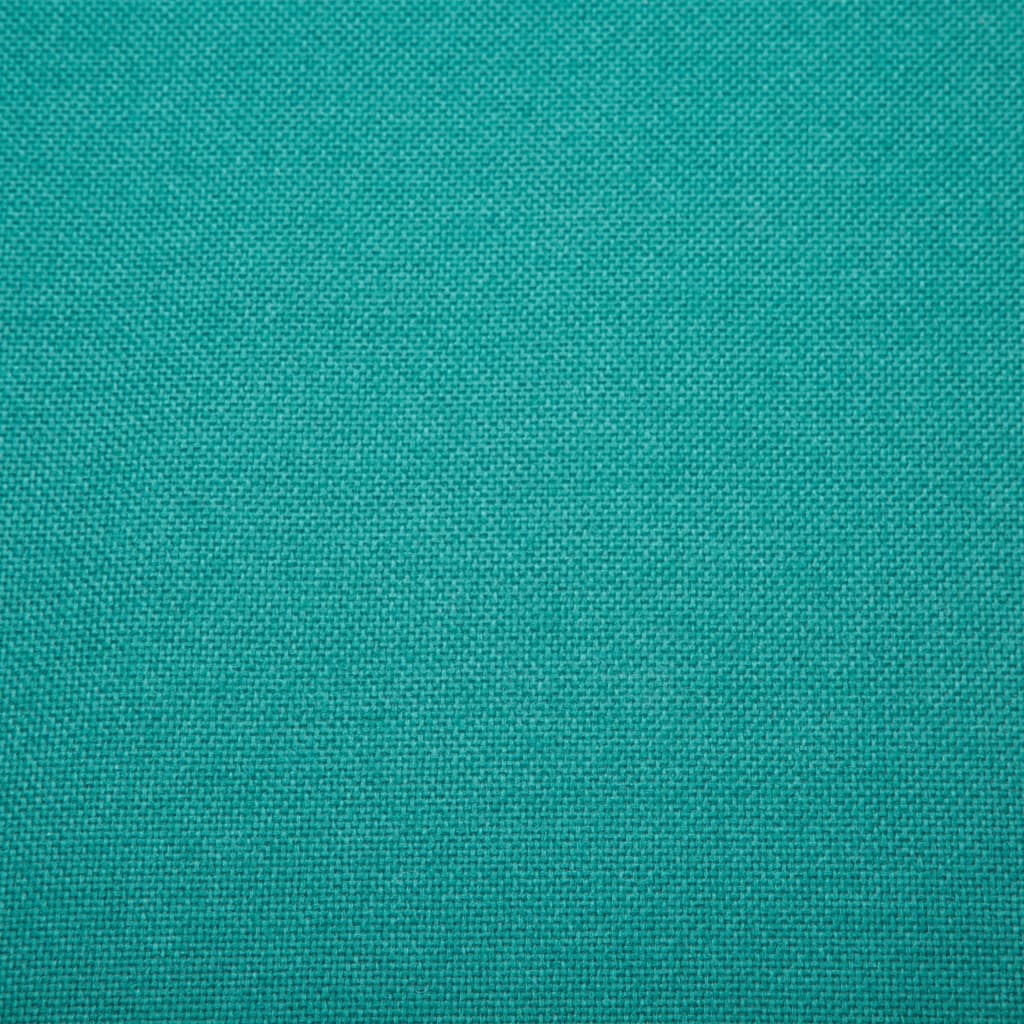 vidaXL Sofá en forma de L tapizado de tela verde 171,5x138x81,5 cm