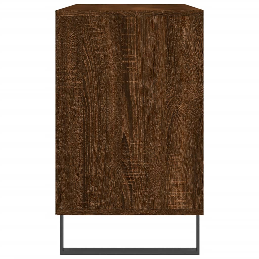 vidaXL Mueble zapatero madera contrachapada roble marrón 102x36x60 cm
