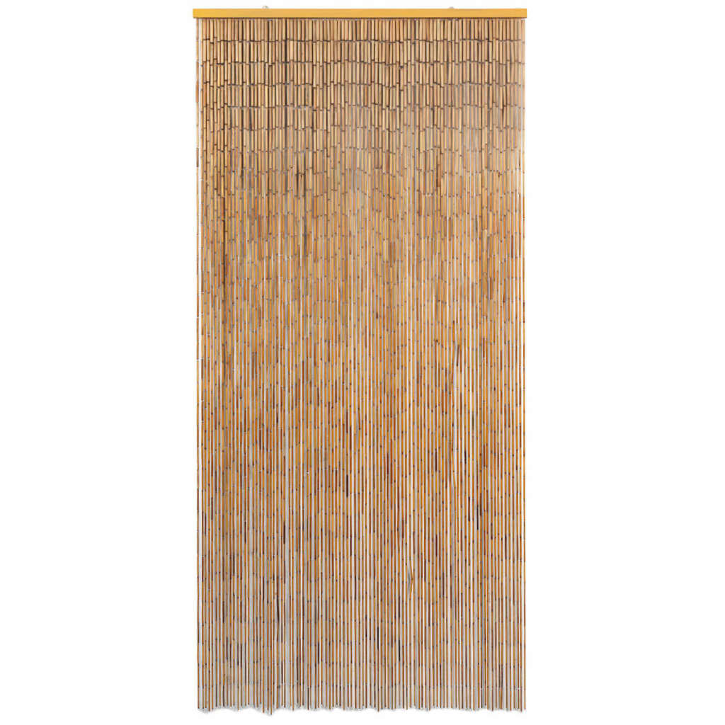 vidaXL Cortina para puerta 90x200 cm bambú