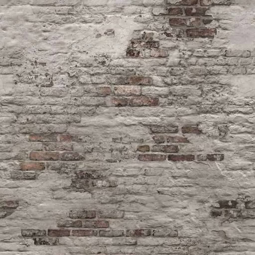 DUTCH WALLCOVERINGS Mural fotográfico Old Brick Wall gris