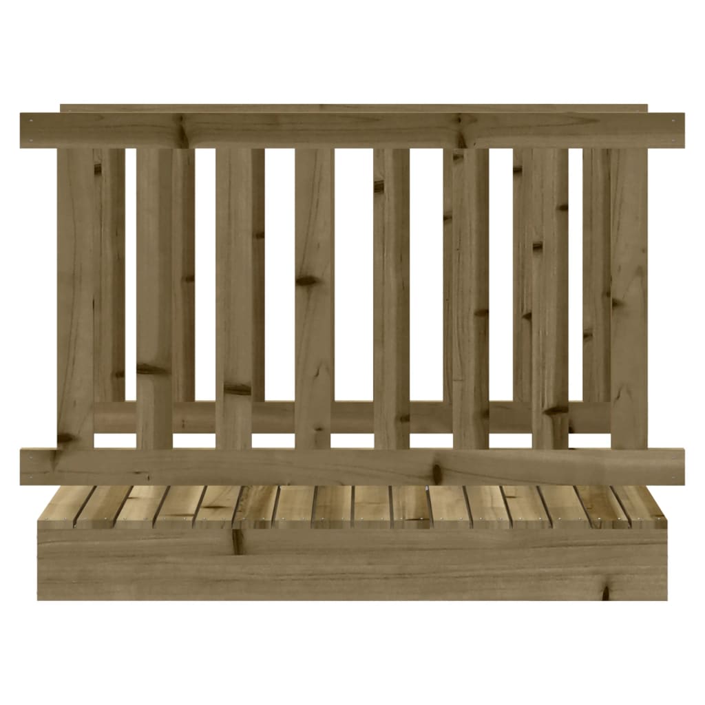vidaXL Puente de juegos madera pino impregnada 45x107,5x79 cm
