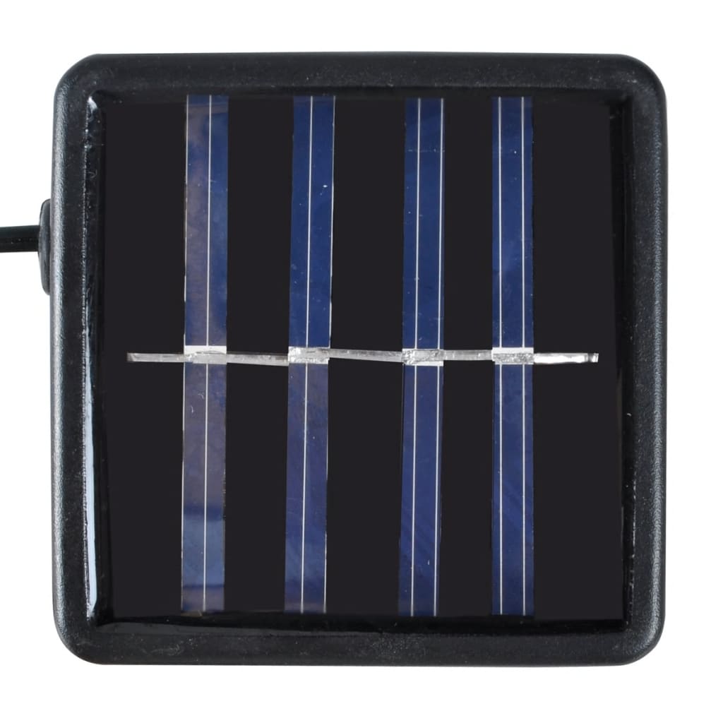 Hoja Artificial Bola de poda 27 cm Con cuerda de LED solar 2 piezas
