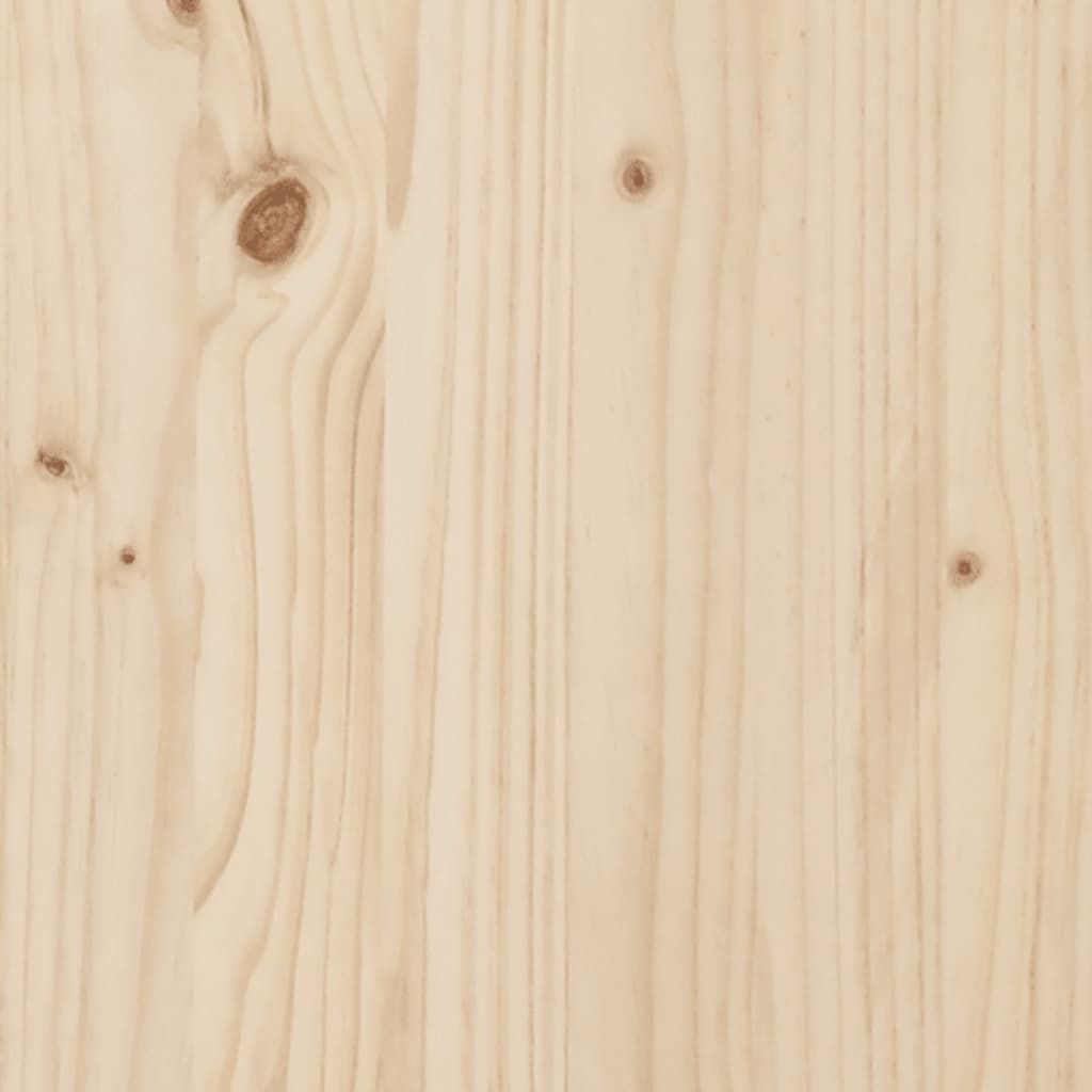 vidaXL Cama para perros madera maciza de pino 75,5x55,5x28 cm