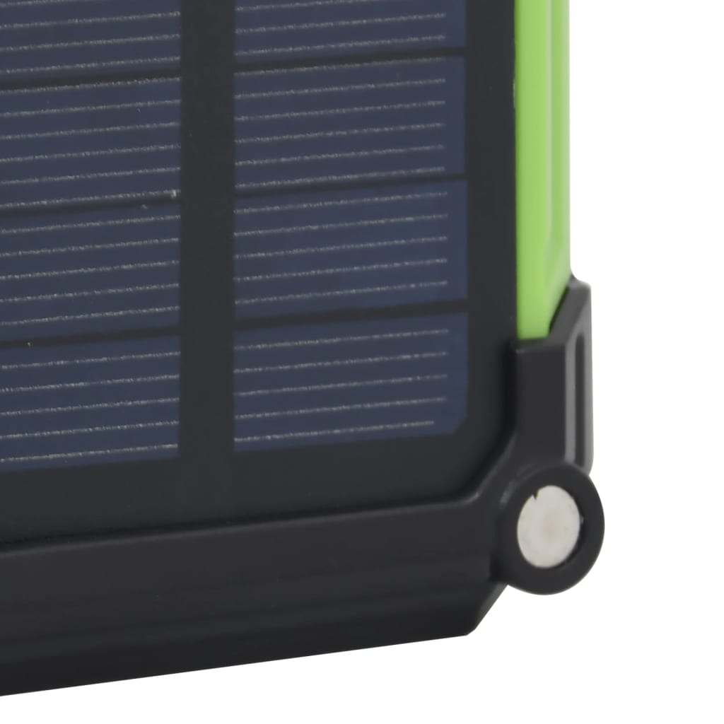 vidaXL Foco LED portátil con energía solar 7 W blanco frío