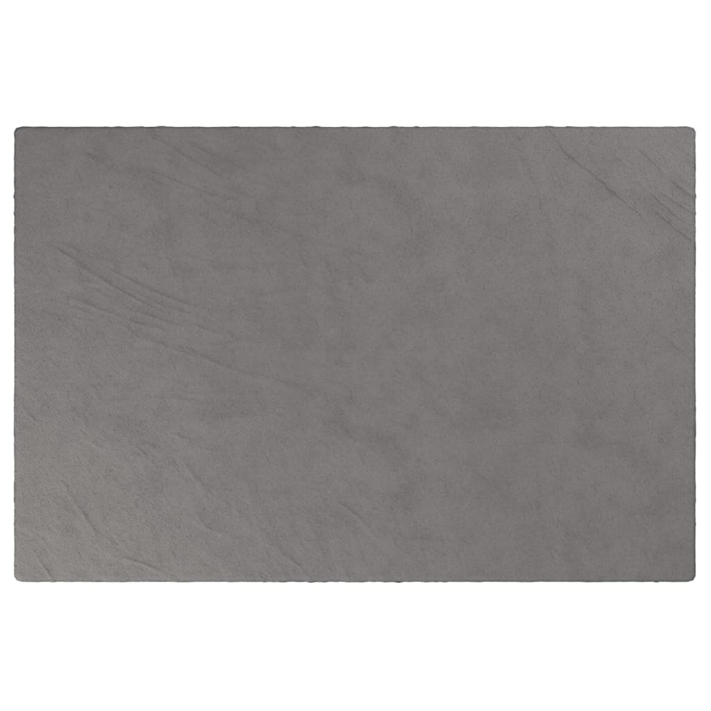 vidaXL Manta con peso con funda gris 120x180 cm 5 kg tela