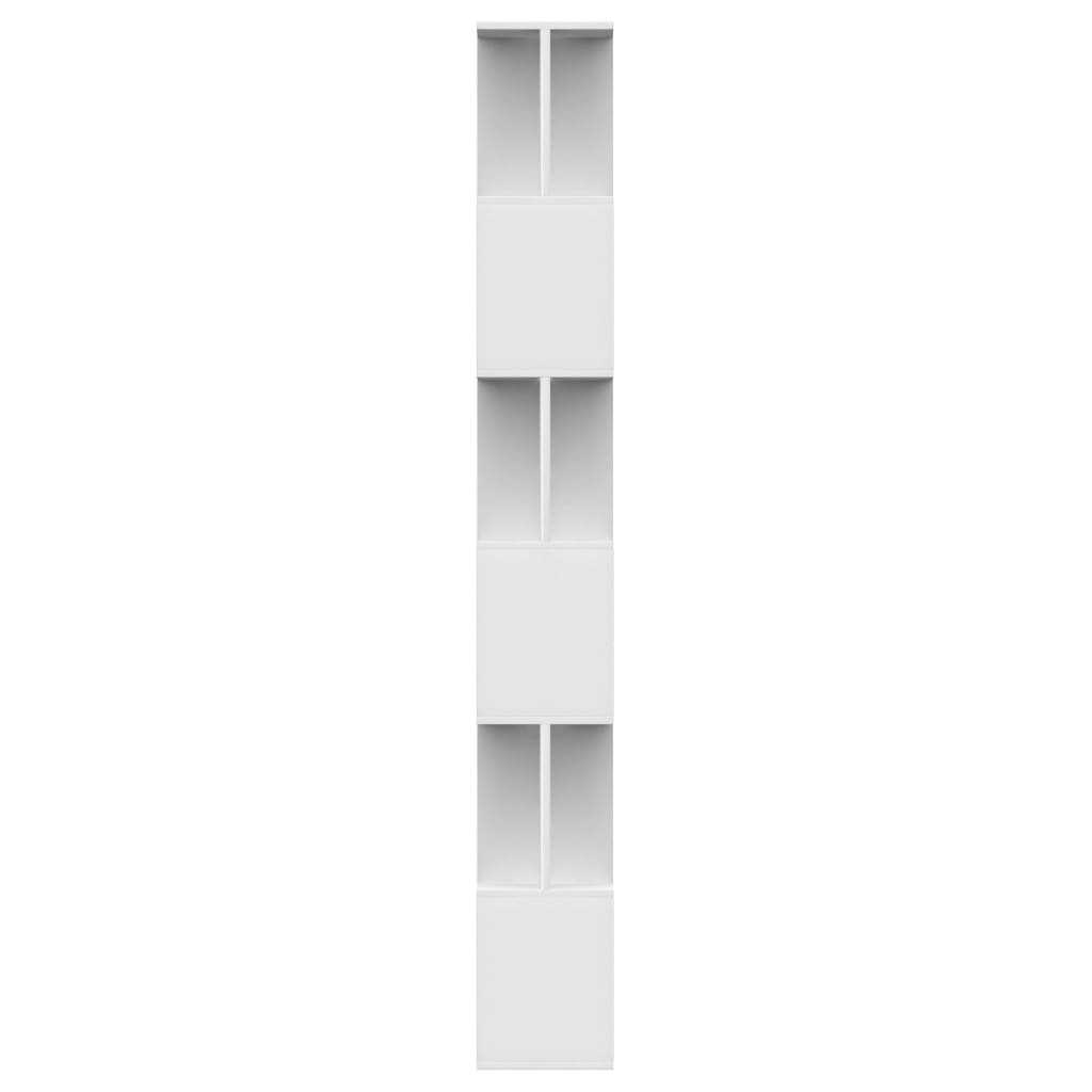 vidaXL Estantería/divisor madera contrachapada blanco 80x24x192cm