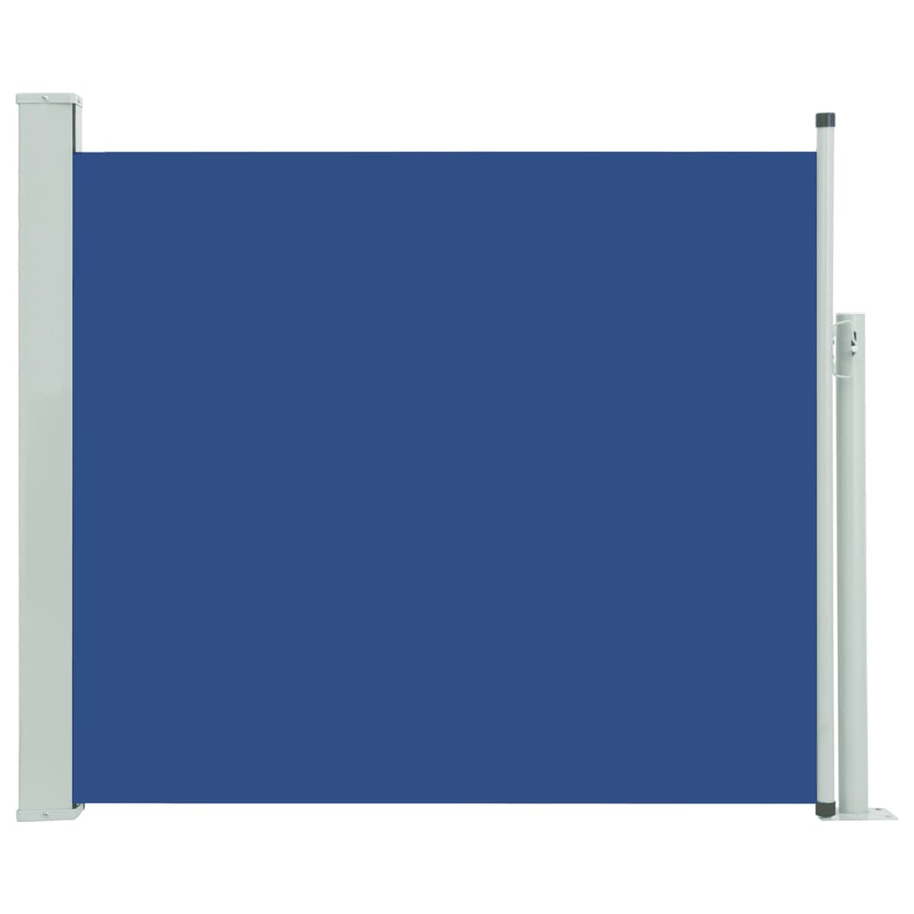 vidaXL Toldo lateral retráctil de jardín azul 100x300 cm