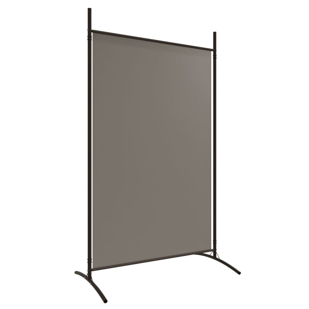 vidaXL Biombo divisor de 6 paneles de tela gris antracita 520x180 cm