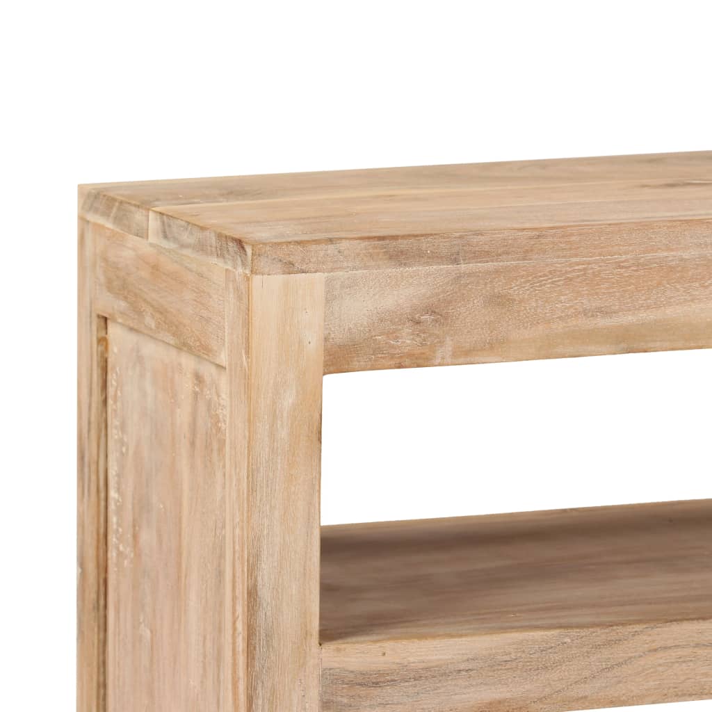 vidaXL Mueble para TV madera maciza acacia marrón claro 90x30x55 cm