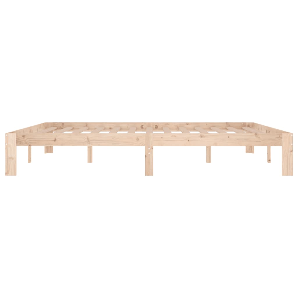 vidaXL Estructura de cama madera maciza 180x200 cm