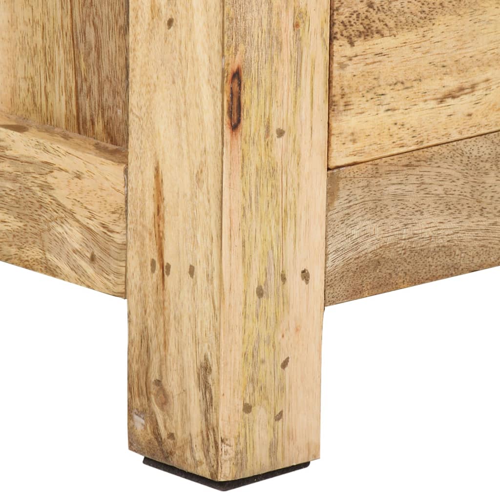 vidaXL Mesita de noche de madera maciza de mango 45x35x60 cm