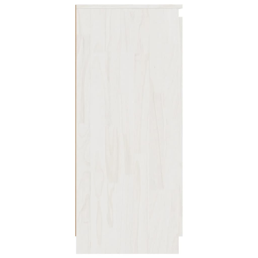 vidaXL Aparador madera maciza de pino blanco 60x36x84 cm