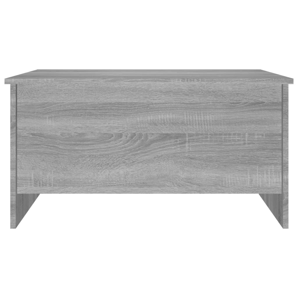 vidaXL Mesa de centro madera contrachapada gris Sonoma 80x55,5x41,5 cm