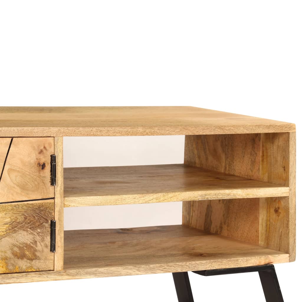 vidaXL Mueble de TV madera maciza de mango 140x30x40 cm