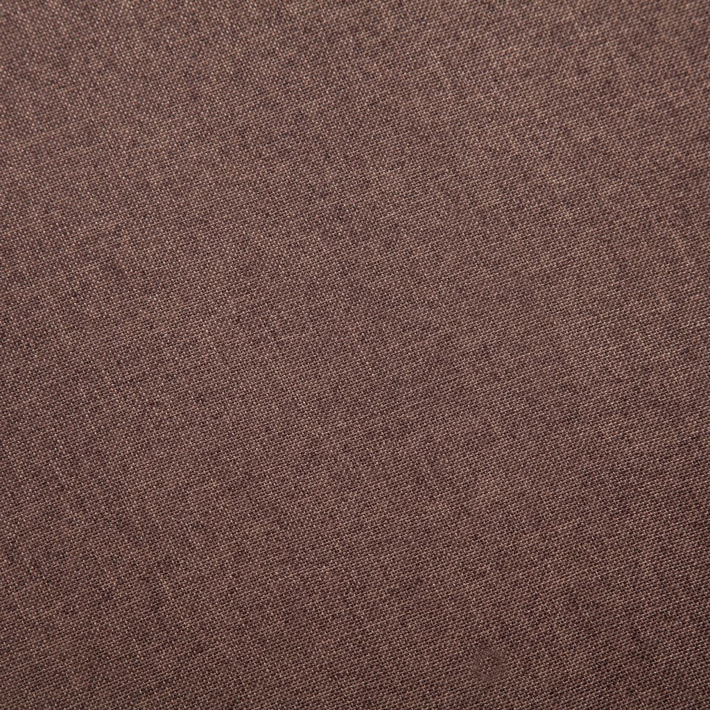 vidaXL Conjunto de sofás 2 piezas tela marrón