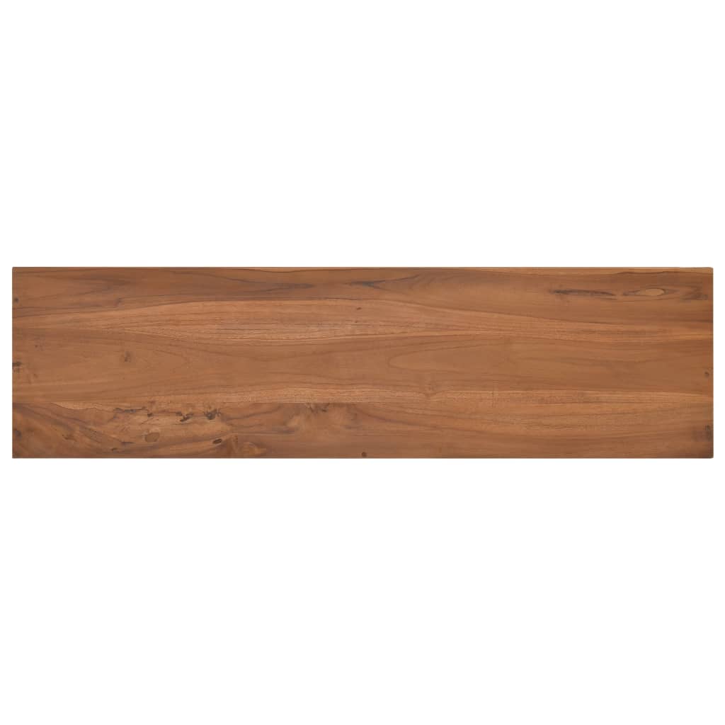 vidaXL Mueble para la TV madera maciza de teca 110x30x45 cm