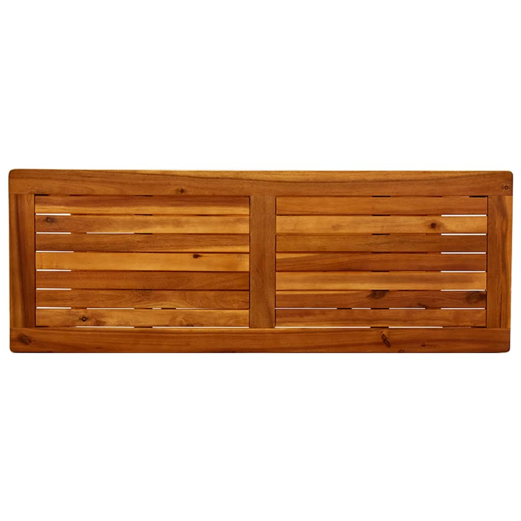 vidaXL Mesa consola de jardín madera maciza de acacia 110x40x75 cm