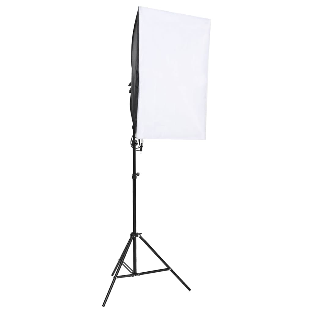 vidaXL Kit de estudio fotográfico con set de luces y reflector
