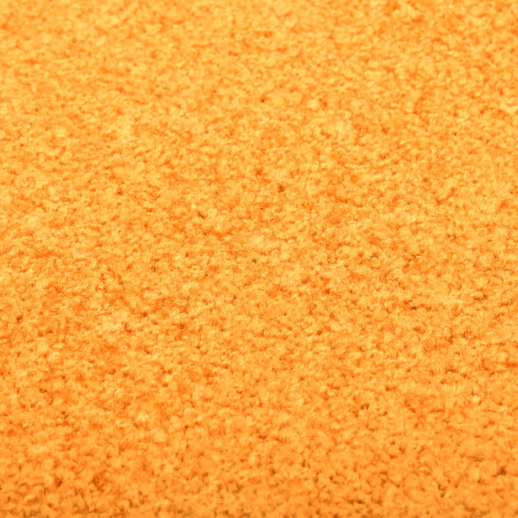 vidaXL Felpudo lavable naranja 60x180 cm