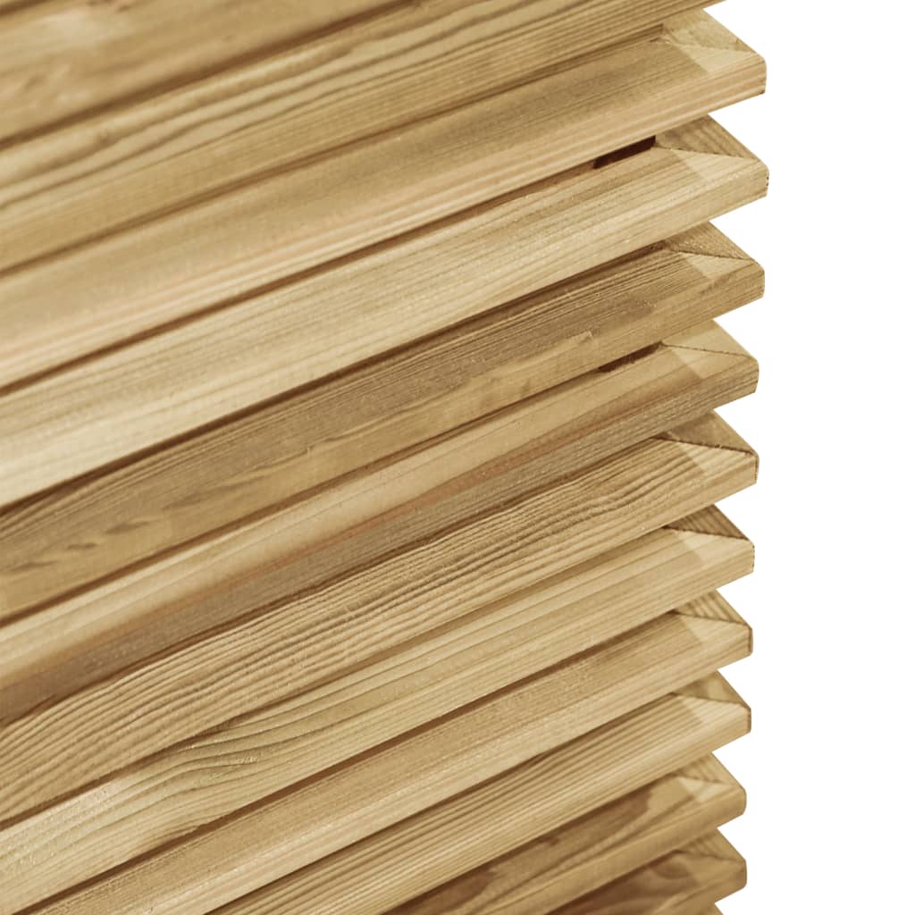 vidaXL Arriate de madera de pino impregnada 50x50x40 cm