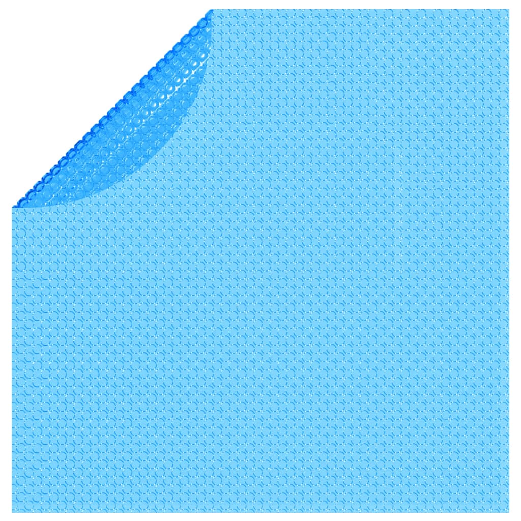 vidaXL Cubierta solar de piscina de PE redonda y flotante 455 cm azul