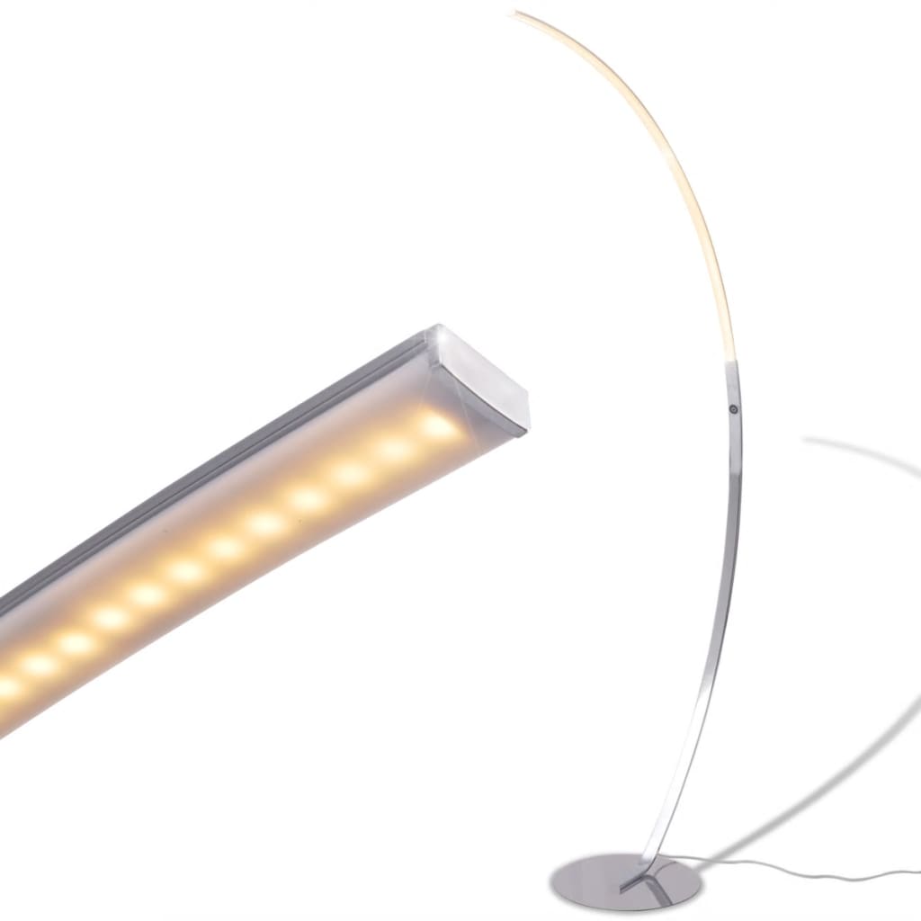 vidaXL Lámpara regulable de pie con luz LED 24 W