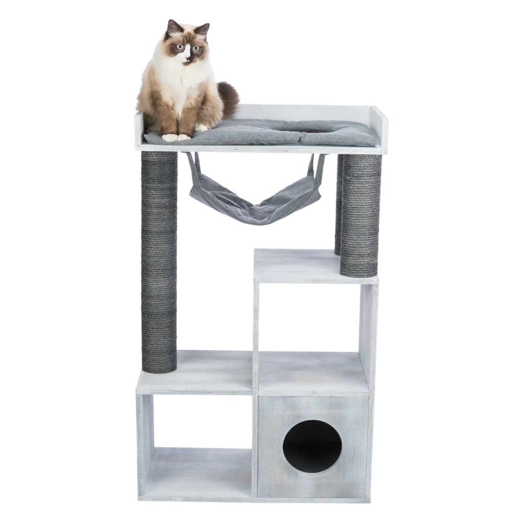 TRIXIE Poste rascador para gatos función de estante gris 72x38x110 cm