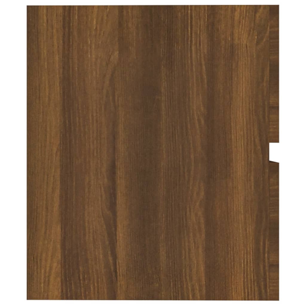 vidaXL Mueble de lavabo madera de ingeniería marrón roble 41x38,5x45cm