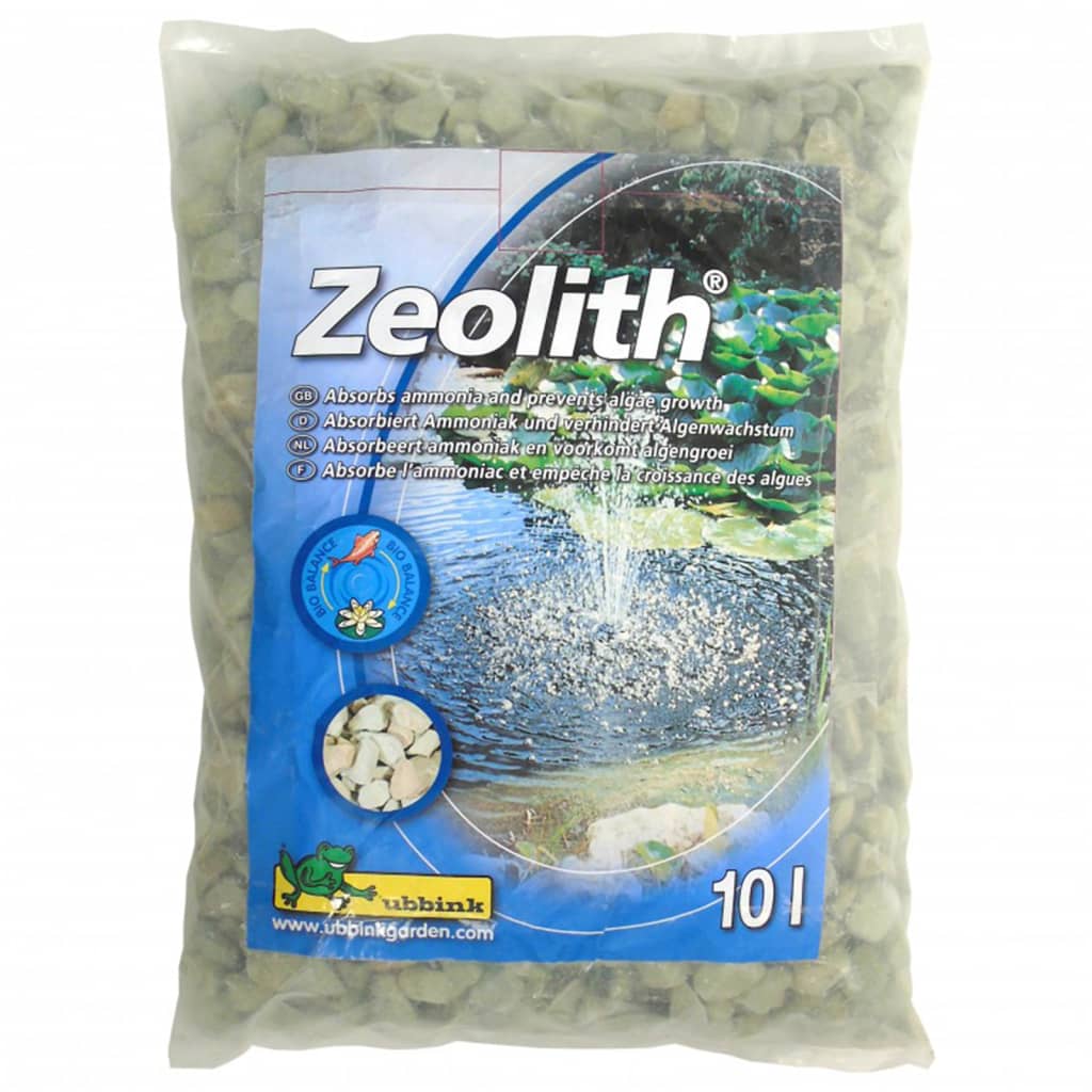 Ubbink Material filtro de estanque natural ZeoLith 10-20mm 8,5kg/10l