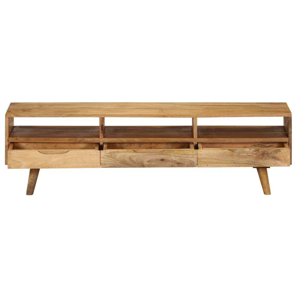 vidaXL Mueble para TV de madera maciza de mango 140x30x41 cm