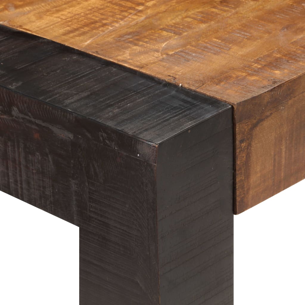 vidaXL Mesa de comedor de madera maciza de mango 160x80x76 cm
