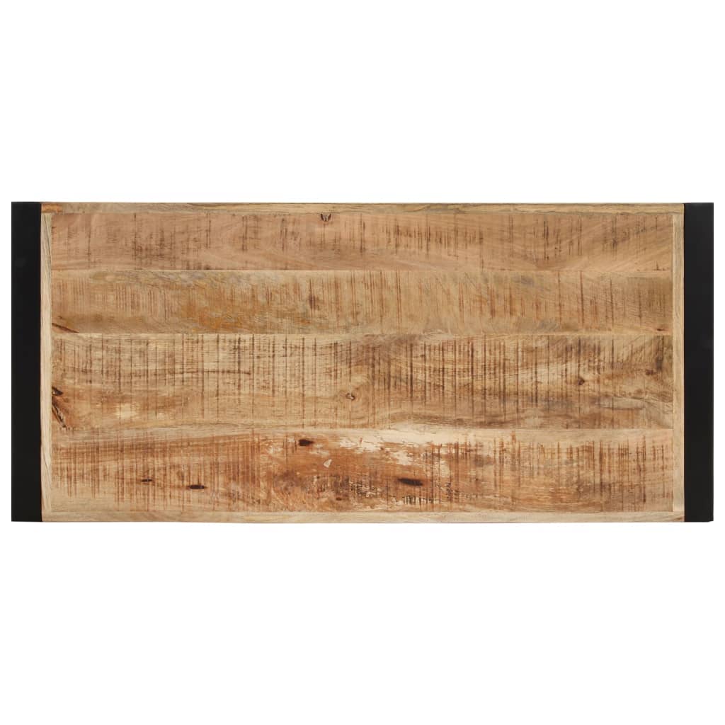 vidaXL Mesa de centro de madera maciza de mango 120x55x40 cm