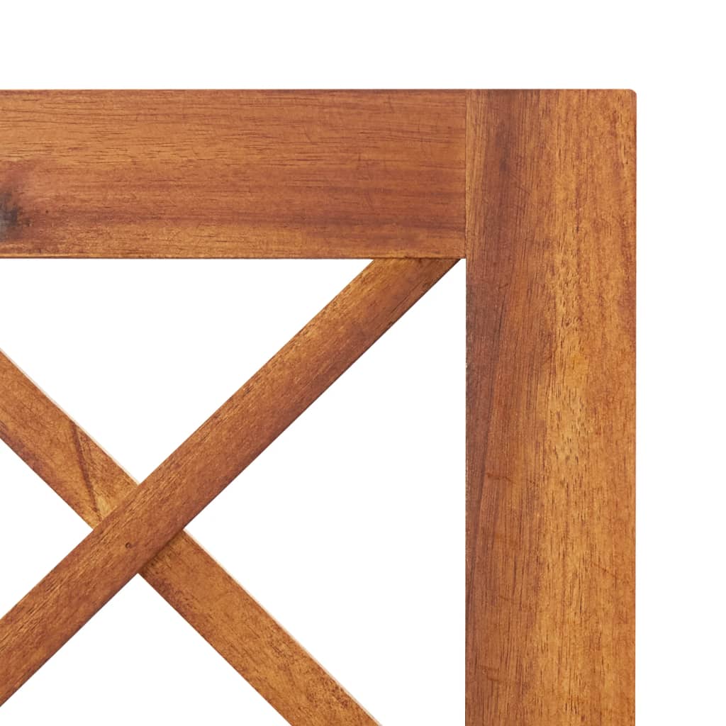 vidaXL Arriate con enrejado madera maciza de acacia 85x38x150 cm