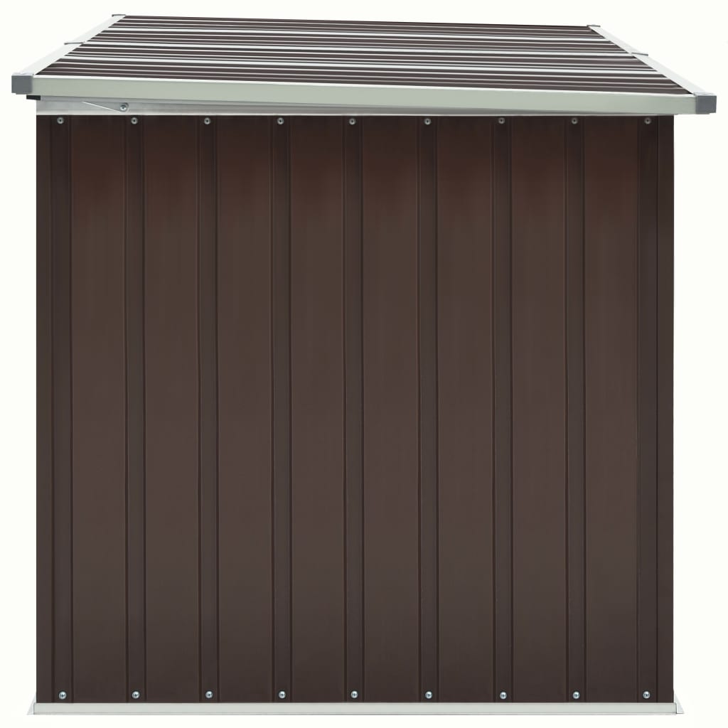 vidaXL Caja de almacenamiento de jardín marrón 117x99x93 cm