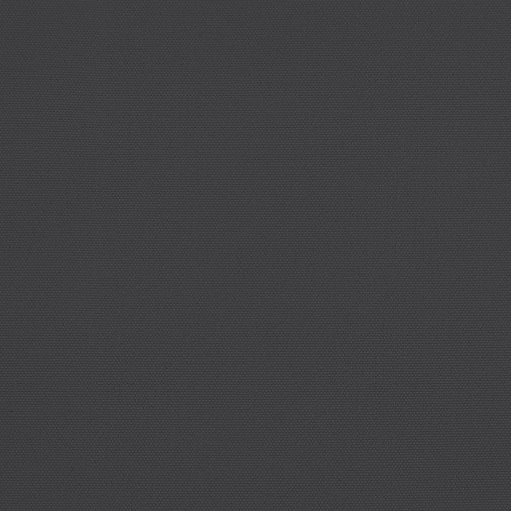 vidaXL Sombrilla de aluminio negro 200x224 cm