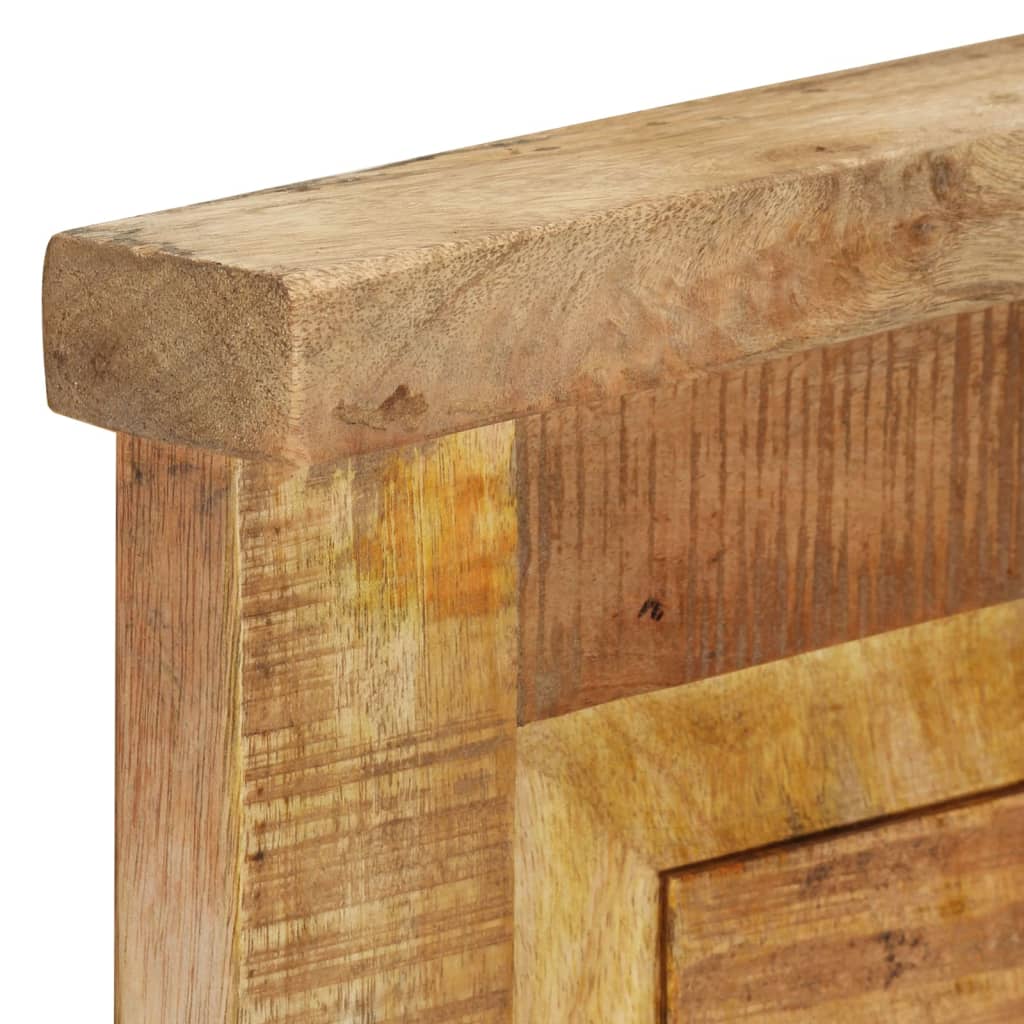 vidaXL Percheros 2 unidades madera maciza de mango 38x100 cm